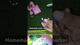 homemade poska marker diy  trendingshorts 🛎💖 [upl. by Somisareg]