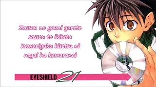 Eyeshield 21 Opening 1  Coming Century  Breakthrough   Lyric [upl. by Hedelman]