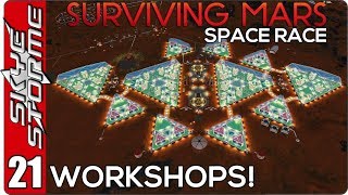 ► THE WORKSHOPS MILESTONE ◀ Surviving Mars Space Race  Japan Ep 21 [upl. by Bonucci]