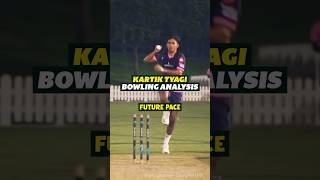 Kartik Tyagi bowling Action analysis❗️Future Pace Sensation❓ [upl. by Notrom934]