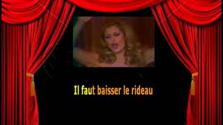 Karaoké Dalida Cest fini la comédie [upl. by Dalton]