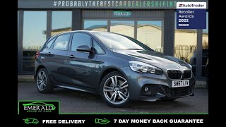 2017 67 BMW 2 SERIES 15 225XE PHEV M SPORT ACTIVE TOURER 5D 134 BHPSM67 LTK [upl. by Issiah832]