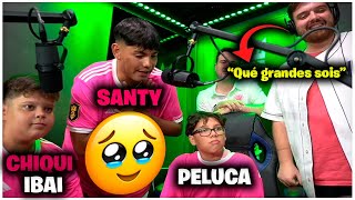 🥹 IBAI conoce a CHIQUI IBAI EL PELUCA y SANTY en la PRINCE CUP muy emotivo [upl. by Arakawa]