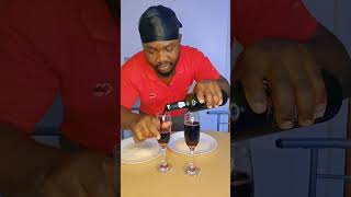 Serving red wine and garri for my mummy for breakfast fyp [upl. by Ancilin]