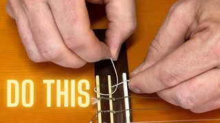 How To Replace a Nylon String Featuring DAddario Strings ProArté [upl. by Dreeda]