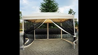 Best Outsunny Easy Pop Up Canopy Tent Under 120 [upl. by Ahsaf]