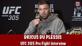 Dricus Du Plessis “Israel Adesanya stop searching for my wlly on the internet” Reveals Taser Story [upl. by Bertelli]