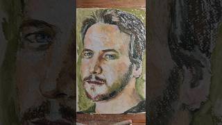 James McAvoy jamesmcavoy oilpasteldrawing pastelart realisticportrait realisticdrawing drawing [upl. by Ahsinek]