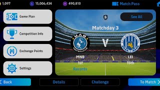 Manchester City vs Leicester City Efootball match 3 [upl. by Matelda979]