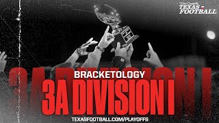 BRACKETOLOGY 2024 Texas High School Football Playoffs 3A DI [upl. by Esenahs900]