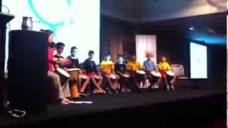 Drumbeat demonstration at Good Childhood Conference [upl. by Thorr37]