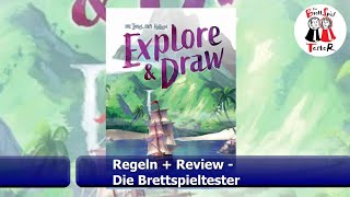 Die Insel der Katzen Explore amp Draw  Regeln  Review  Brettspiel  Die Brettspieltester [upl. by Assiram]