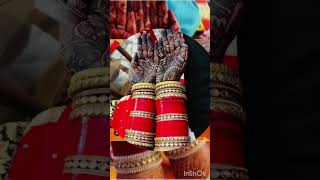 bridal chura design🥰🥰 short Videoviralvideo [upl. by Partan916]