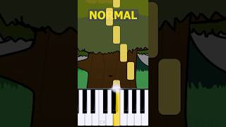 Mr Tree Theme Incredibox Sprunki Retake  Normal Vs Horror on piano [upl. by Terry]