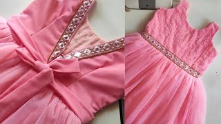 Cute Frock Cutting And Stitching Tutorial [upl. by Lynett361]