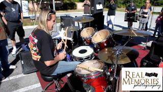 NICKO MCBRAIN FROM IRON MAIDEN WARMING UP [upl. by Eyma]