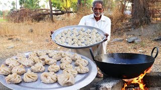 Veg Momos recipe  Steamed Vegetable Momos  Vegetable Dim Sum By Our Grandpa [upl. by Henson]