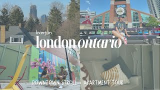 Living in London Ontario  Downtown London  Old South Apartment Tour [upl. by Idette]