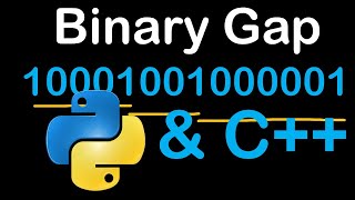 Binary Gap in Python and C Codility Solutions Lesson 1 [upl. by Lede]