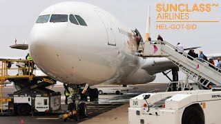 TRIP REPORT  Helsinki to Cape Verde Sal with Sunclass Airlines A330300 [upl. by Eihs]