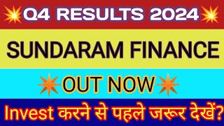 Sundaram Finance Q4 Results 🔴 Sundaram Finance 🔴 Sundaram Finance Holdings Ltd Share Latest News [upl. by Landbert]