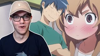 OUTSTANDING START TORADORA EPISODE 1 LIVE REACTION [upl. by Haiasi555]