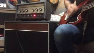 Silvertone 1483 amplifier vintage Gibson SG Special [upl. by Aileda]