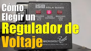 Regulador de voltaje p3  cómo elegir el regulador de voltaje adecuado [upl. by Eitak]