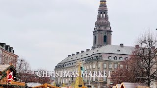 Copenhagen Christmas Market Lights amp Display [upl. by Esialb]