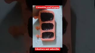 chocolate cakesicles lolypop homemade viralvideo popsiclesrecipe chocolate Popsiclesviralshort [upl. by Ravi]