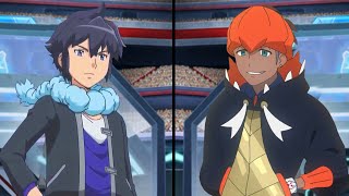 Pokemon Sword and Shield Alain Vs Raihan Battle Of Regions [upl. by Meekar150]