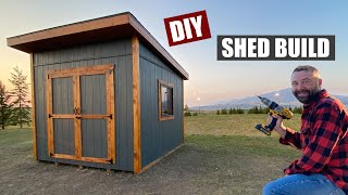 The EASY Way to Build a Leanto Style Shed [upl. by Bluefield]