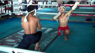 Traditional Muay Thai dance ritual done before a fight [upl. by Derril]