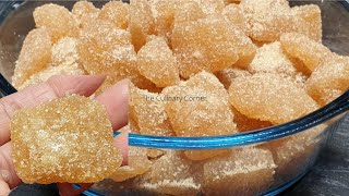 How to make Ginger Crystals  Ginger Candy  Crystallised Ginger [upl. by Schonfield]