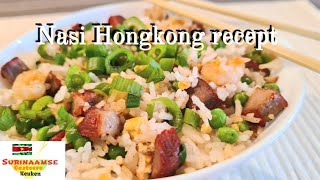 Nasi Hongkong recept  How to make Friedrice [upl. by Eilah]