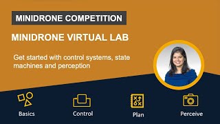 MathWorks Minidrone Competition Minidrone Virtual Lab [upl. by Maltz]