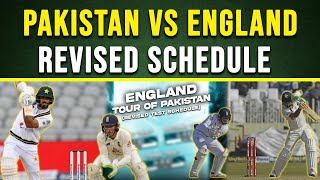 PCB announced revised schedule for Pakistan vs England Test series  Cricket Pakistan [upl. by Ztirf713]