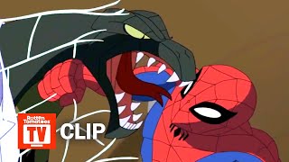 The Spectacular SpiderMan 2008  The Lizard Beats SpiderMan Scene S1E3 [upl. by Wolfy688]