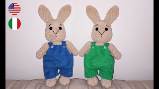 Coniglietto con salopette amigurumi 22 [upl. by Bore]