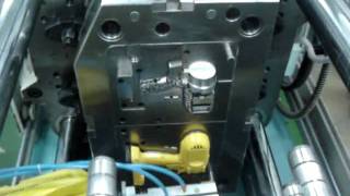 ROBOT Overmolding InsertmoldingTwo Shot Molding Donjen Precision Mold [upl. by Nerhe]