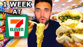 LIVING on 7ELEVEN FOODS for 1 WEEK in TOKYO JAPAN And More [upl. by Atsillac]