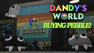 BUYING PEBBLE ON DANDYS WORLD ROBLOX LIVE [upl. by Rainger739]