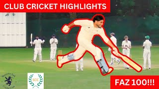 Surrey Club Cricket Highlights  Sanderstead VS Worcester Park  Faz 100 and post match race [upl. by Kellie]