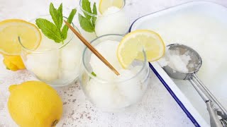 Homemade Lemon Italian Ice Recipe [upl. by Latvina]