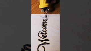 Wood burning art🔥 satisfying short [upl. by Ardnoet]