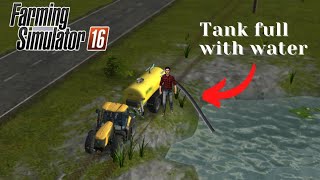 Filled the Tank with water in FS16 Farming Simulator Gameplay  FS16 [upl. by Maurita]