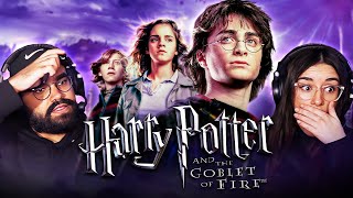 Our first time watching HARRY POTTER AND THE GOBLET OF FIRE 2005 blind movie reaction [upl. by Mosra]