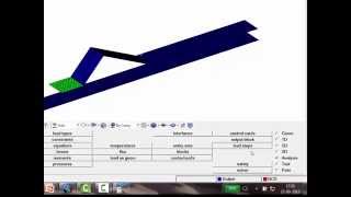 Abaqus contact example How to handle Chattering of contact using Hypermesh Preprocessor [upl. by Maighdlin]