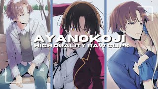 Ayanokoji Raw High Quality Clips For Editing [upl. by Areem801]