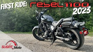 Honda Rebel 1100 First Ride amp Review [upl. by Mclain]